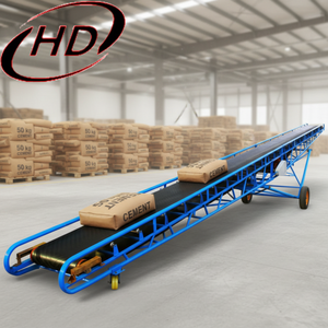 Mobile Belt Conveyor for 50kg Bags Loading