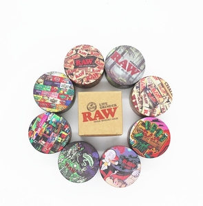 Wholesale Honeycomb Pattern Color Printing Metal Grinder
