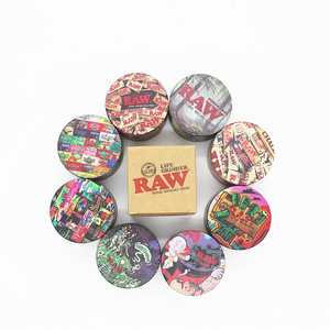Wholesale Zinc 4 Parts 63mm 75mm 100mm Metal Herb Grinder