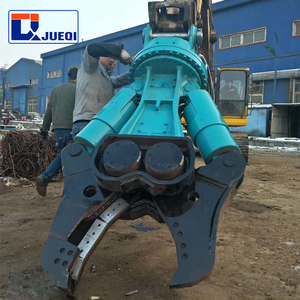 High Strength Hydraulic Scrap Metal Shear With Double Cylinder