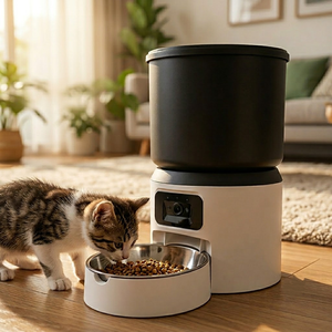 Smart Automatic Pet Feeder with HD Camera App Remote Timed Dispenser