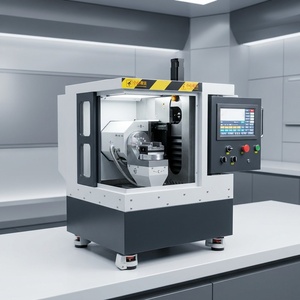 Desktop 5-Axis Vertical CNC Milling Machine RTCP Simultaneous