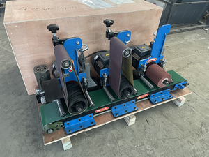 Compact Stainless Steel Belt Polishing Machine 2.2KW