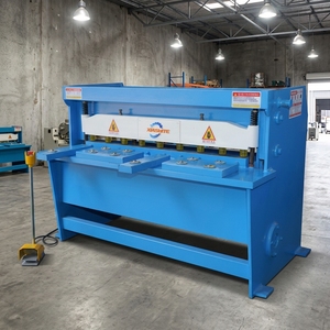 Electric Fully Automatic Metal Cutting Shearing Machine Gear Motor PLC Pump Core For Sheet Plate Shearing