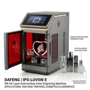 Professional New 5W UV Laser Inner Engraving Machine IPS-LUV5W 3D Photo Crystal Sub-surface Marking Glass Acrylic Plastic